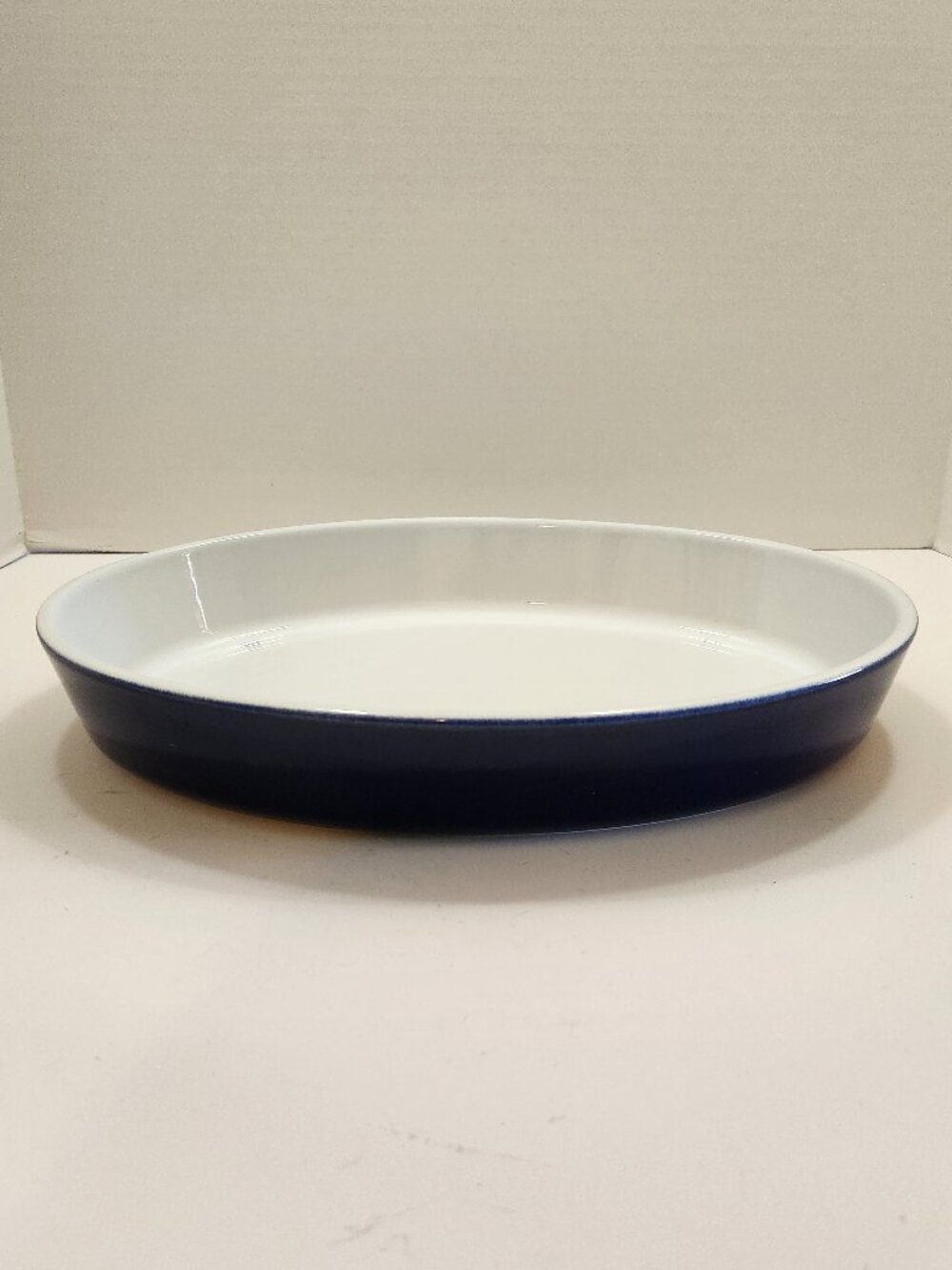 Emile Henry Cobalt Blue Oval Ceramic Baking Dish 13”x9” - Mint Condition